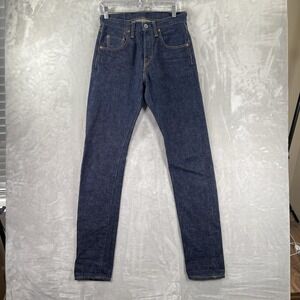 Samurai Jeans men's 29x34 Japanese Selvedge Denim S211VX Relaxed Tapered Benkei